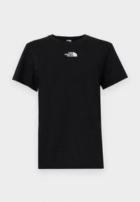 WOMENS TEE RELAXED CENTRAL LOGO - Marškinėliai su spaudiniu - black/white