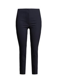 Ulla Popken Chino broek voor dames, zwart, 47W x 32L : Ulla Popken