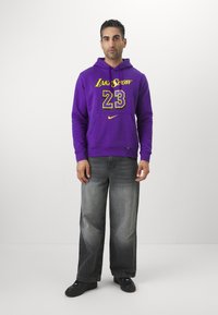 Nike Performance NBA CITY EDITION LOS ANGELES LAKERS LEBRON JAMES HOODY - Klubbklær - field purple