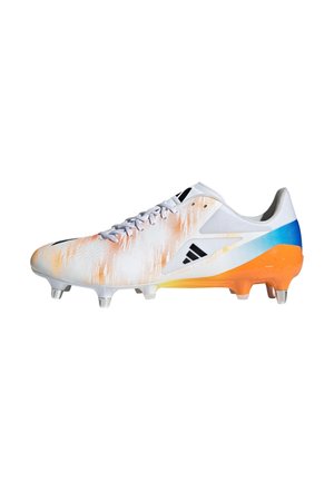 ADIZERO RS15 PRO SOFT GROUND RUGBY - Zapatillas fútbol para césped artificial - cloud white   core black   lucid tangerine
