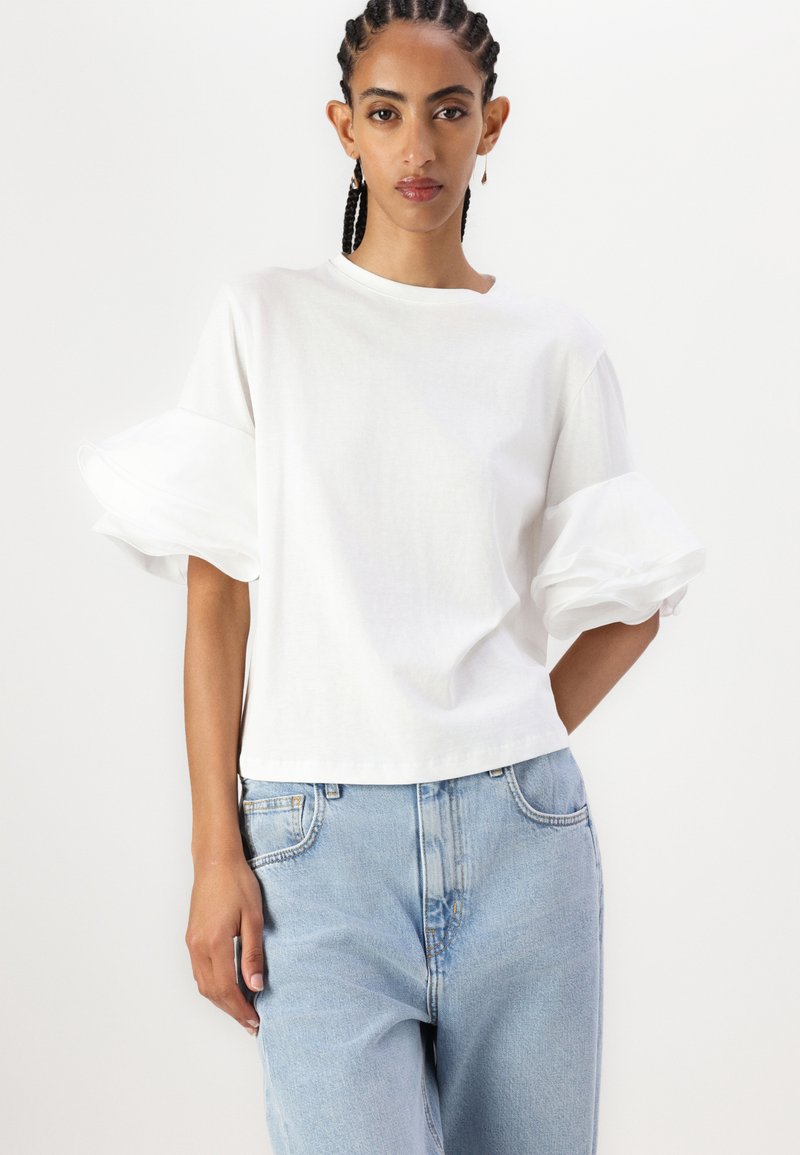 LIU JO VOLANT STAR T-shirt imprimé white/blanc