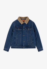 Levi's® QUILTED LINED TRUCKER UNISEX - Giacca di jeans - bandwagon destruction