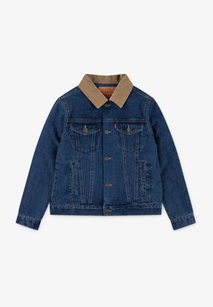QUILTED LINED TRUCKER UNISEX - Denim jacket - bandwagon destruction