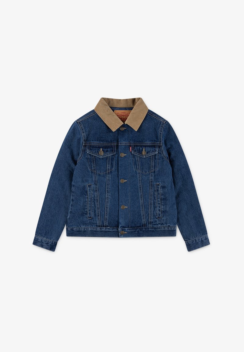 Levi's® QUILTED LINED TRUCKER UNISEX - Denim jacket - bandwagon destruction