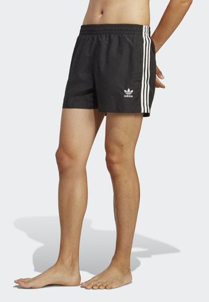 3-STRIPES - Shorts da mare - black white