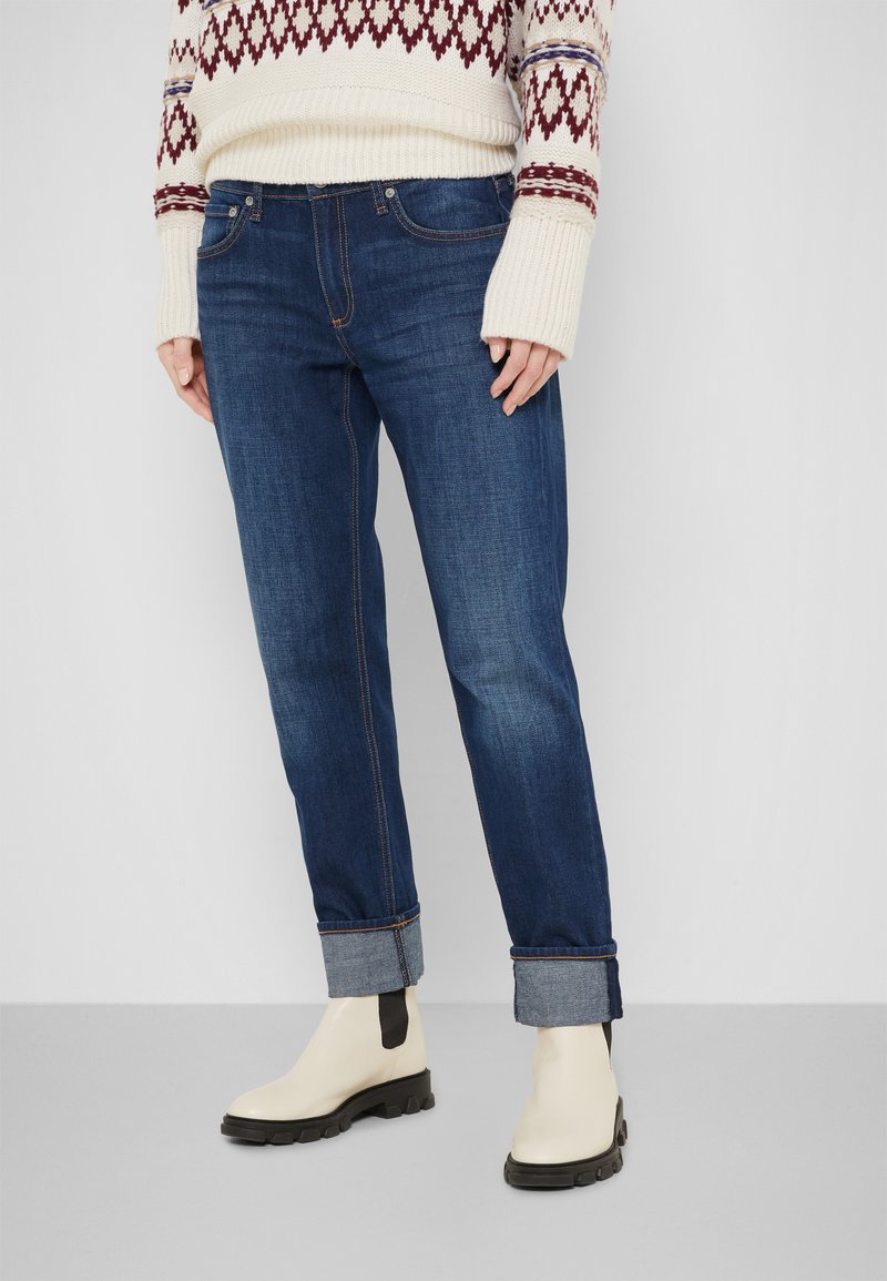 Damen Bekleidung | rag & bone DRE LOW-RISE BOYFRIEND Jeans Slim Fit stowe/dunkelblau - WC28125 Damen Bekleidung | rag & bone DRE LOW-RISE BOYFRIEND Jeans Slim Fit stowe/dunkelblau - WC28125