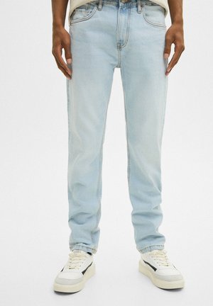 STRAIGHT FIT - Straight leg -farkut - stone blue denim