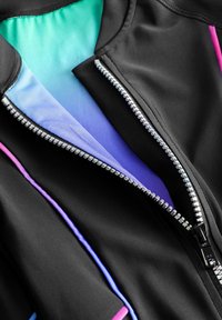 Next LONG SLEEVED-REGULAR FIT - Ujumistrikoo - black pink ombre
