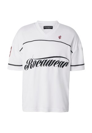 Rocawear, ROCAWEAR BALLER TRIKOT - Camiseta estampada - brightwhite
