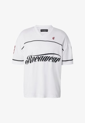 Rocawear, ROCAWEAR BALLER TRIKOT - T-shirt print - brightwhite