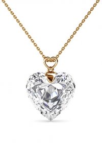 MYC Paris CHEERY HEART - Collana - doré cristal