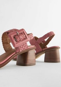 Next FOREVER COMFORT WEAVE BLOCK - Sandaler - pink