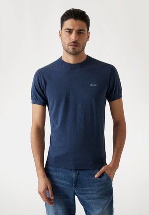 Camiseta básica - dunkelblau