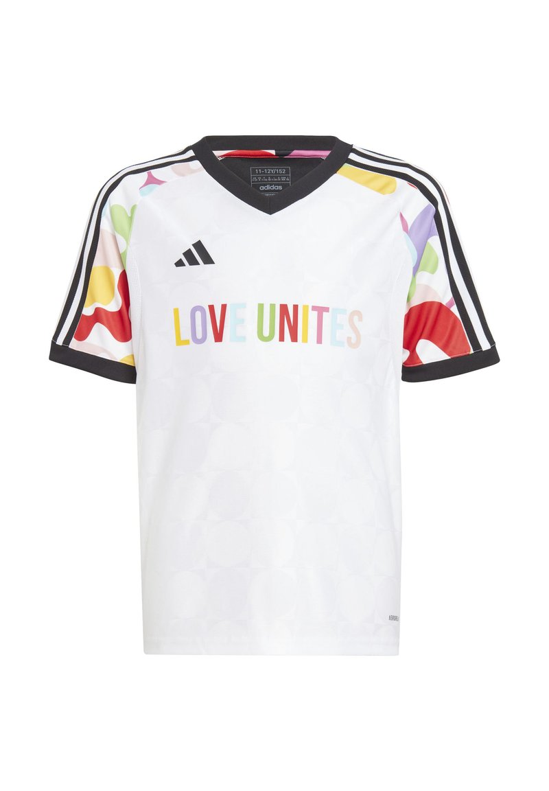 adidas Performance PRIDE TIRO - T-shirt till träning - white