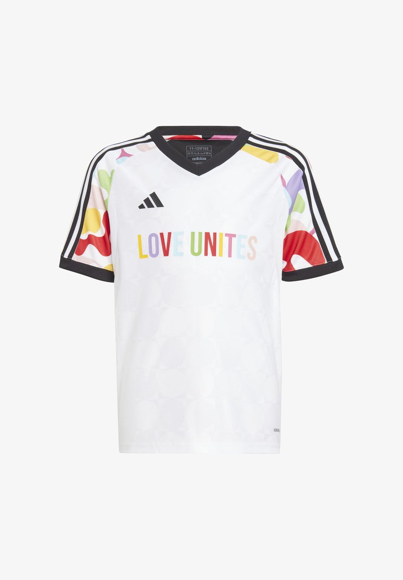 adidas Performance PRIDE TIRO - T-shirt till träning - white