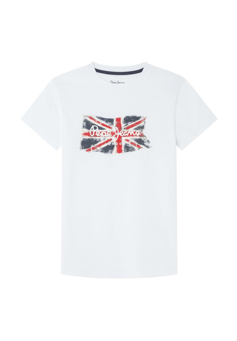 Pepe Jeans CLAG - Apdrukāts T-krekls - white