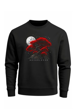 FRONTPRINT BONSAI BAUM JAPAN ÄSTHETIK   - Sweatshirt - schwarz