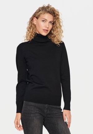 Saint Tropez ROLLNECK - Maglione - black