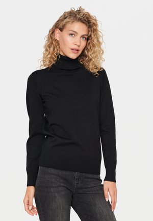 J2046 MILA ROLLNECK  - Jumper - black