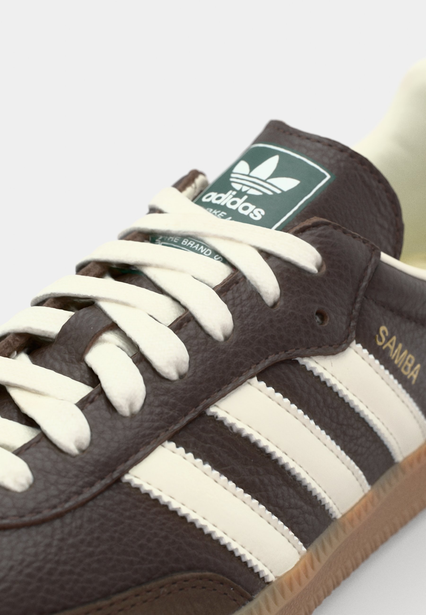 adidas Originals SAMBA OG UNISEX - Sneakers low - dark brown/off