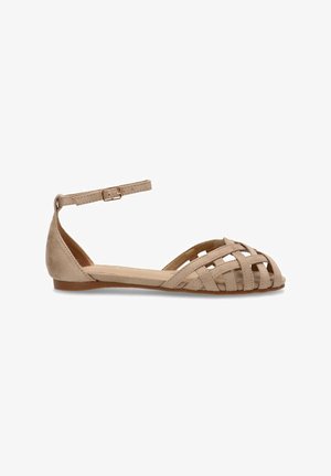 ETIKA, GRAN - Bailarinas peeptoe - beige