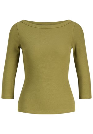 JJXX, JXFIFI STR 3/4 BOATNECK TOP JRS NOOS - Μπλούζα με μακριά μανίκια - green moss
