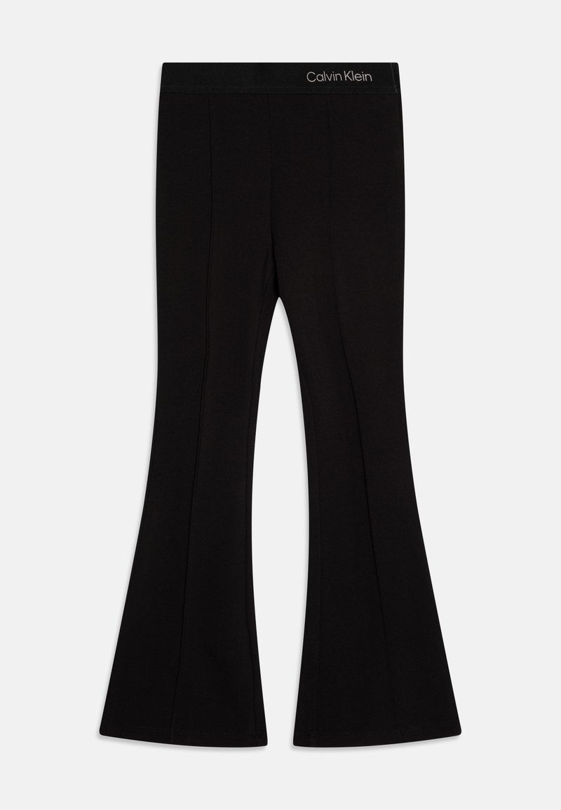 Calvin Klein Jeans - PUNTO FLARE TAPE PANTS - Kelnės - black, Padidinti