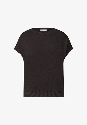 Street One, ÄRMELLOSER PULLOVER MIT RUNDHALS - T-shirt basic - black coffee