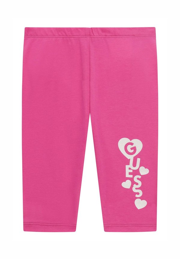3/4-LOGO GLITTER - Shorts - fuchsia