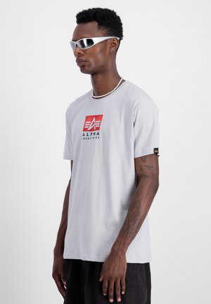 LOGO  - Print T-shirt - pastel grey