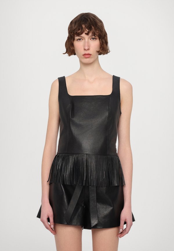 EVIE FRINGED CROP - Top