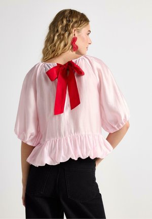 SHORT-SLEEVED - Blouse - light pink