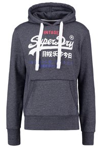 Superdry & Co Felpa con cappuccio - blue-grey