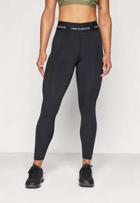 New Balance - SLEEK HIGH RISE LEGGING - Legingi - black Miniatūras attēls 1