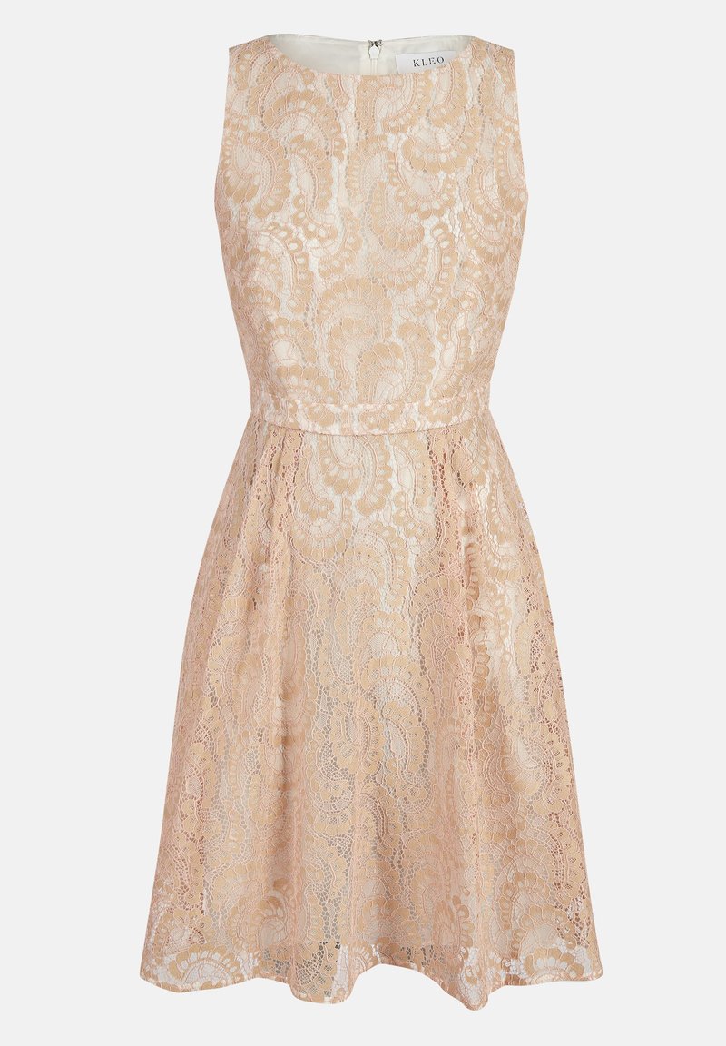 KLEO Cocktailjurk donkerroze KLEO Cocktailjurk donkerroze