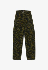 Ausgewählt, floral dark olive print