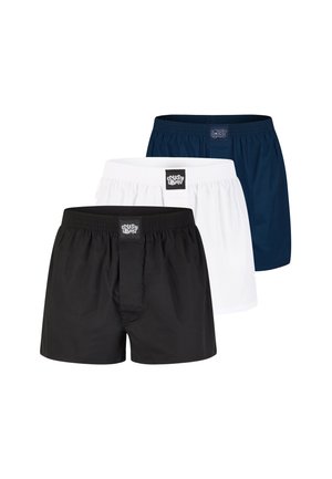 3 PACK - Boxer shorts - black white navy