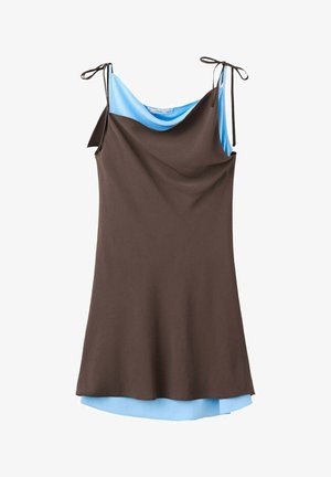 Mango, ADULT - Vestito casual - brown blue