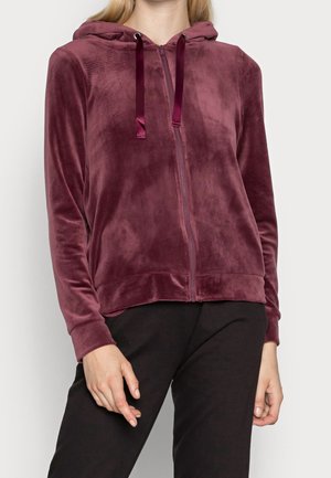 Vero Moda Zip-up sweatshirt - dark red