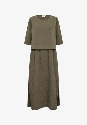 Wasabi Concept, WA-ANIA 4 - Robe longue - grape leaf