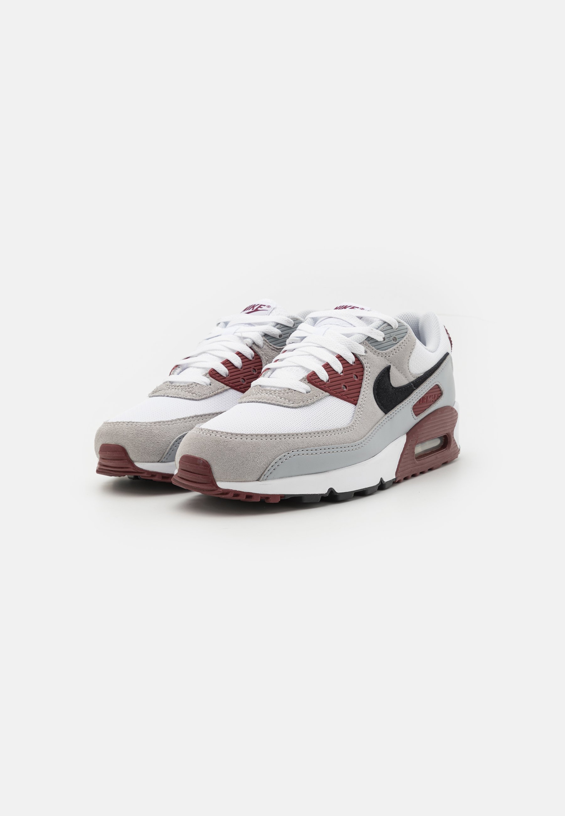 Nike Sportswear AIR MAX 90 - Zapatillas - white/black/dark team red/blanco  - Zalando.es