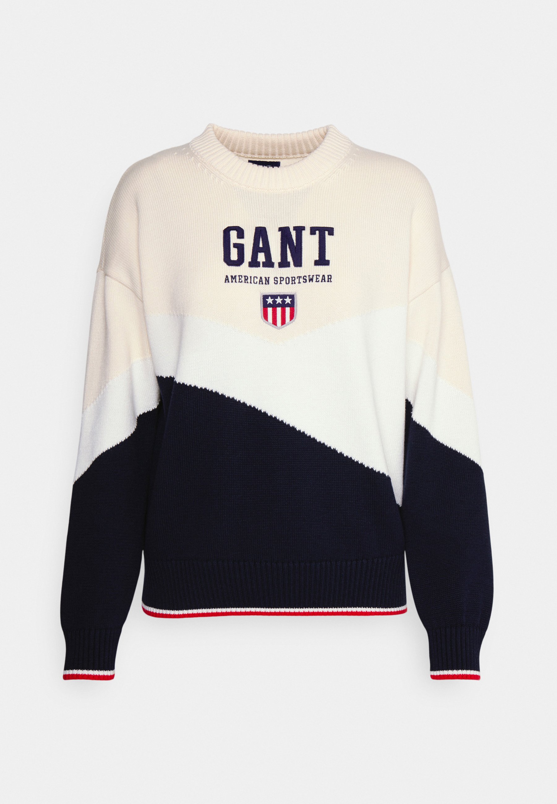 GANT RETRO SHEILD - Trui - evening blue/donkerblauw - Zalando.be