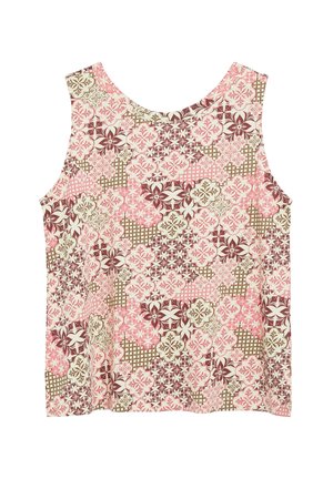 s.Oliver, T-SHIRT - Top - rot mehrfarbig