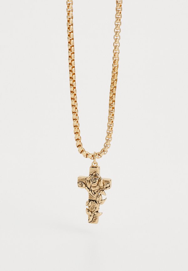 CROSS & ROSE THORN CUSTOM CAST CRUCIFIX CHAIN NECKLACE UNISEX - Necklace3
