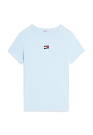 Tommy Jeans, SLIM BADGE TEE - T-shirt basic - kingly blue