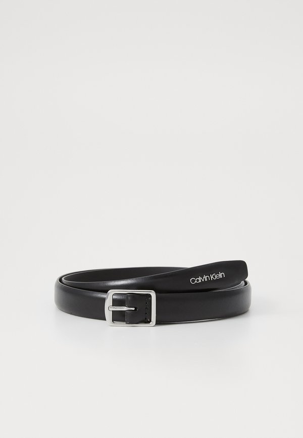 SLIM SQUARE BUCKLE BELT - Belt - Main Image