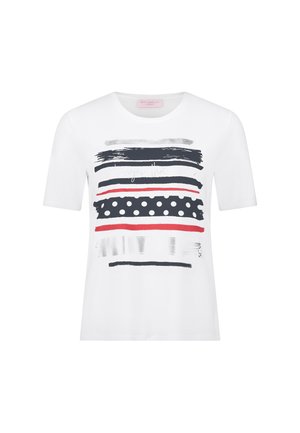 Betty Barclay, BETTY BARCLAY MIT AUFDRUCK BASIC SHIRT - T-Shirt print - patch white dark blue