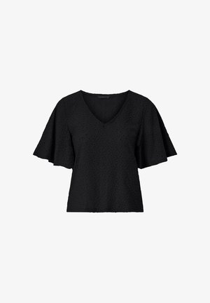 Ellos Collection, OBERTEIL MIT SCHMETTERLINGSÄRMELN. - Bluse - black