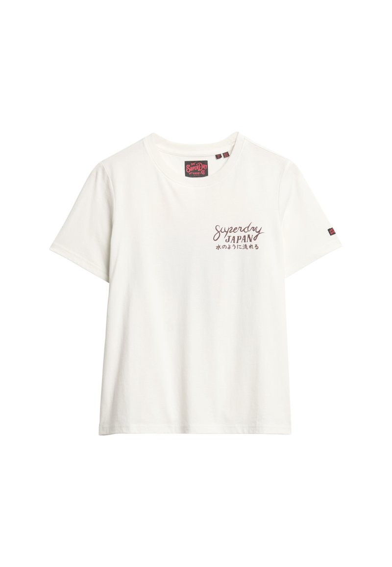 Superdry & Co T-shirt print wit Superdry & Co T-shirt print wit