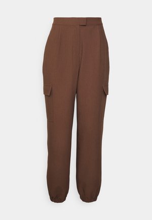 Envii, COCONUT PANTS - Oldalzsebes nadrágok - chestnut